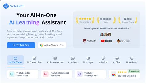 Notegpt extension.  NoteGPT Extension is your all-in-one AI tool for YouT...