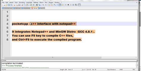 Notepad C Compilernbi