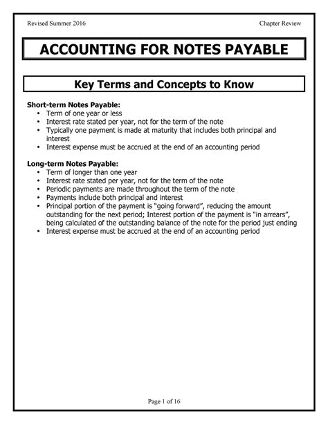 Notes Payable CR - Harper College