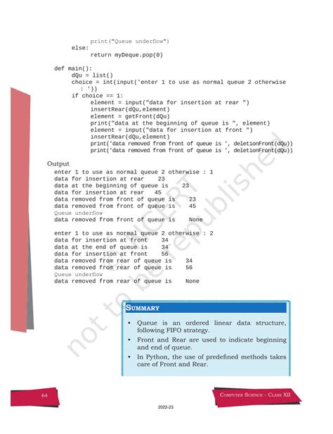 Notes for Class 12 Computer Science PDF Download