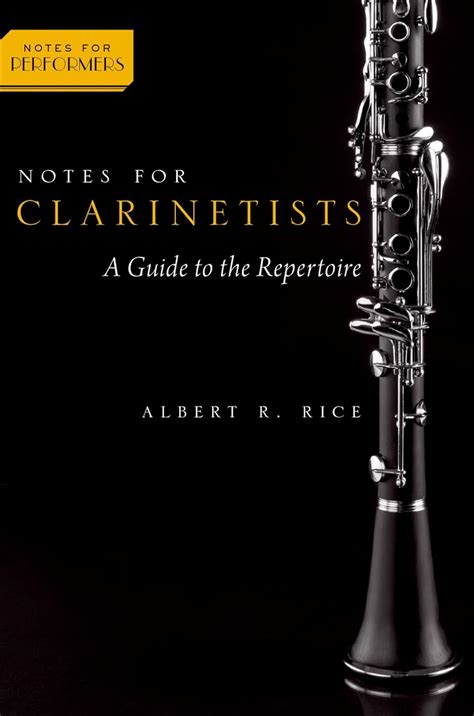 Notes for clarinetists a guide to the repertoire notes for performers. - Política portuaria del gobierno en el norte del perú..