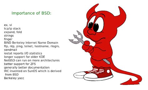 Notes on Linux The Importance of BSD