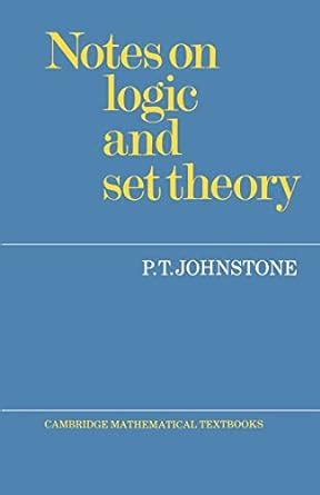 Notes on logic and set theory cambridge mathematical textbooks. - Rolls royce the jet engine 6th edition.