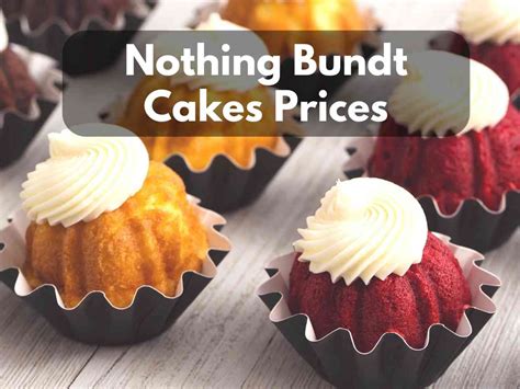 Nothing Bundt Cakes offering $4.18 Bundtlets for Tax Day