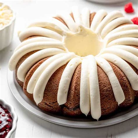 Apr 25, 2024 ... White chocolate cake with raspberry jam and cream cheese frosting! Comment “BUNDT ME” and I can send you the recipe! Humble brag, but it ...