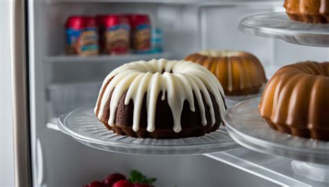 Nothing bundt cake refrigerate. Nothing Bundt cakes typically maintain optimal quality for up to 3 months in the freezer. ... Thaw the cake in the refrigerator for 24 hours if it’s a large cake, or a few hours for smaller cakes. If you’re short on time, you can thaw the cake at room temperature. Keep it wrapped to prevent drying out. 