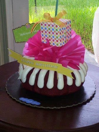 Up to $20 Off on Your Birthday with Free Bundlet After E-Club Registration. Deal. October 10. Buy 2 Get 1 Free on Select Items with This Nothing Bundt Cakes Promo Code. Code. October 9. Buy Bundtinis by the Dozen Starting at $28. Deal. October 10.. 