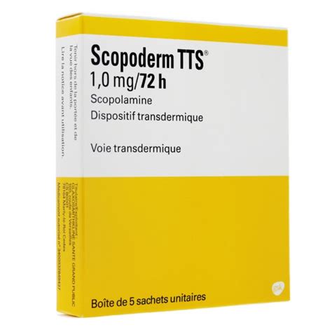 Notice patient - SCOPODERM TTS 1 mg/72 heures, …