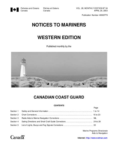 Notices to Mariners - Western Monthly Edition 06-19