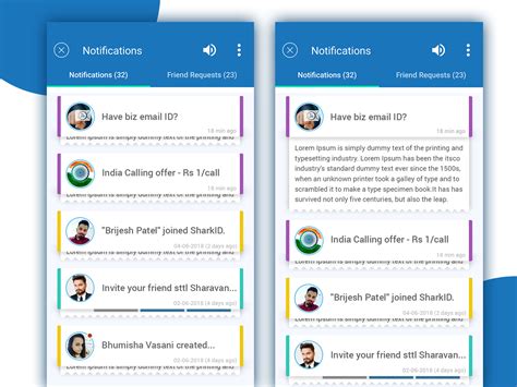 Notification Screens 03 by Lead UI/UX Designer on Dribbble