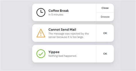 Notifications UI Design Template Free Download