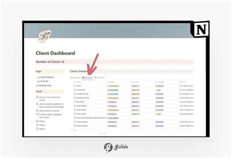 Notion Client Management Template