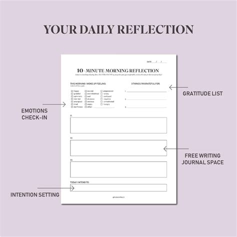 Notion Daily Reflection Template