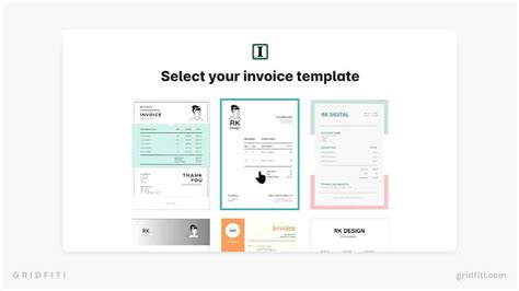 Notion Invoice Template