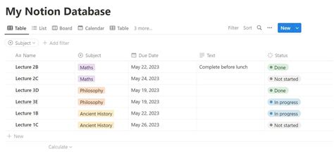 Notion inline page.  You can use Notion databases to add more comprehens...