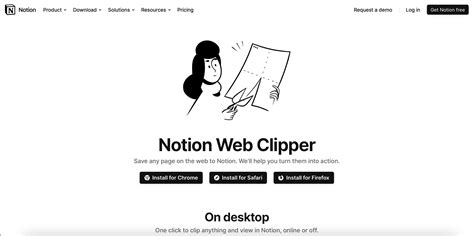 Notion web clipper shortcuts.  However, Notion extends beyond my construc...