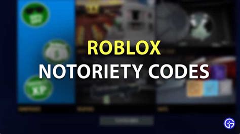 Notoriety codes. Sep 30, 2023 · Roblox Notoriety Codes (Working) You can find all working Roblox Notoriety Codes below. Hurry up to use these codes while they are working. 100m—Get three Ruby Safes; banksy—Get one Nightmare difficulty Downtown Bank contract; bigbank—Get one Extreme difficulty Brick Bank contract; d4rkn1njarx—Get $500,000 cash 