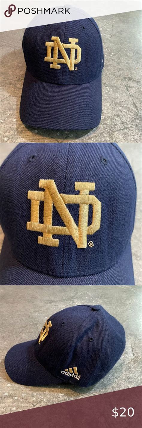 Notre Dame ND Wool Blend Cap Baseball Hat Embroidered Legacy …