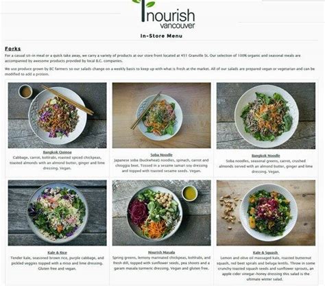 Nourish - Menu - Charlotte - Yelp