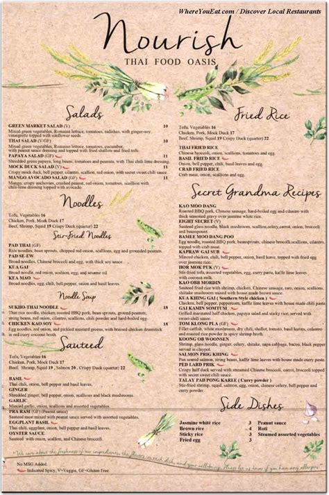 Nourish menu - Brooklyn NY 11238 - (718) 789-3981 - Allmenus