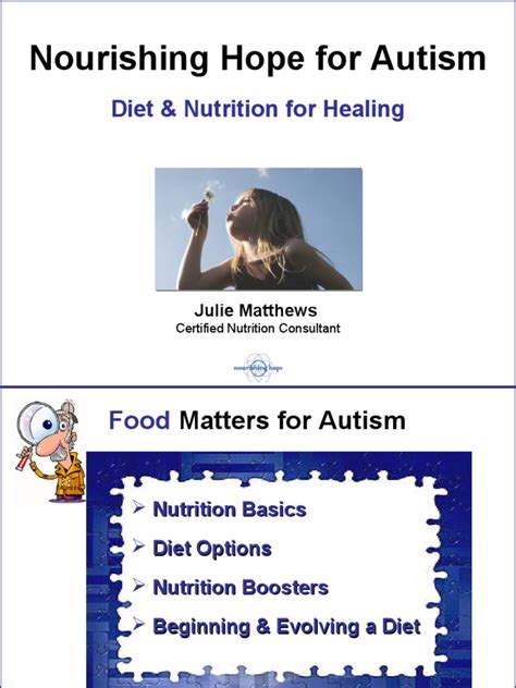 Nourishing Hope for Autism Diet & Nutrition for Healing