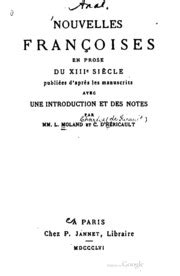 Nouvelles françoises en prose du xiiie siècle. - Fountas and pinnell guided reading definition.