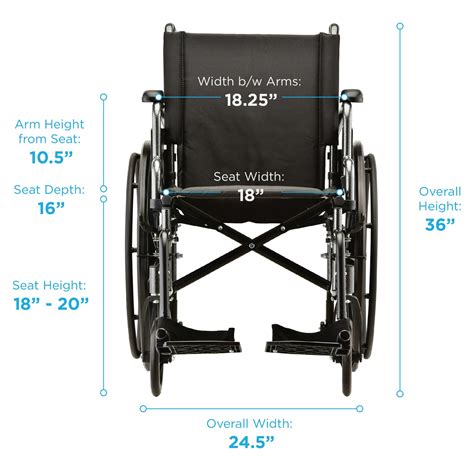 Nova Lightweight Wheelchair - Flip Back Desk Arm & Swing Away …