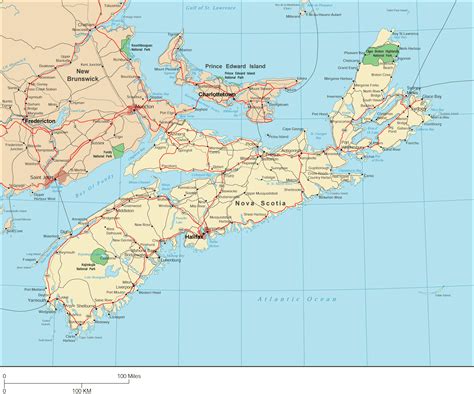 Nova Scotia Map Nova Scotia Canada • mappery