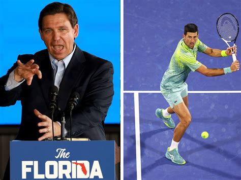 Novak Djokovic: Ron DeSantis would ‘run a boat from the Bahamas’ to allow world No. 1 into the US to play at Miami Open