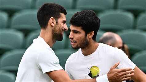 Novak Djokovic and Carlos Alcaraz meet in the Wimbledon final