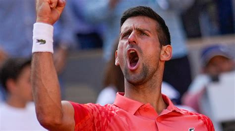 Novak Djokovic perfect in key tiebreaker at French Open and faces No. 1 Carlos Alcaraz next