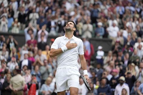 Novak Djokovic ties Roger Federer with 46 Slam semifinals and meets Jannik Sinner next at Wimbledon