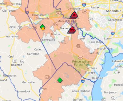 Dominion Energy Outage Center. Dominion Energy Outage Map. NOVEC serves parts of Loudoun, southwest Fairfax County, Prince William County, and northwest Stafford County. Dominion Energy serves Alexandria, Arlington, most of Fairfax County, Falls Church, parts of Prince William, parts of Loudoun County. This action was done automatically.. 