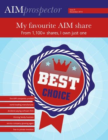 November 2014 AIM Prospector by AIM Prospector - Issuu