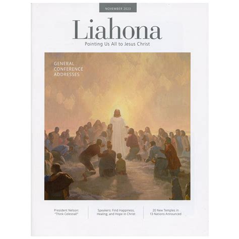 November 2024 Liahona General Conference Chart