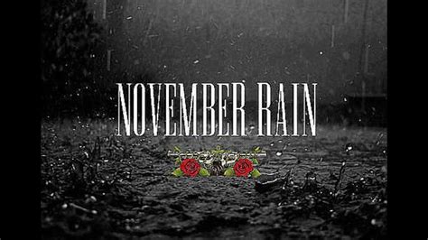 November rain lyrics. Don't you cry tonight, there's a heaven above you, baby. And don't you cry tonight. [Verse 2] Give me a whisper and give me a sigh. Give me a kiss before you tell me goodbye. Don't you take it so ... 