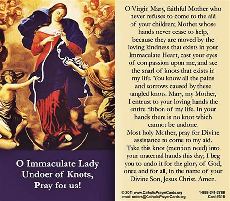 Discover this powerful knot-breaking prayer to Our Lady undoer of knots with Day 2 of the Novena to entrust our family. The prayer to Mary is effective by Go.... 