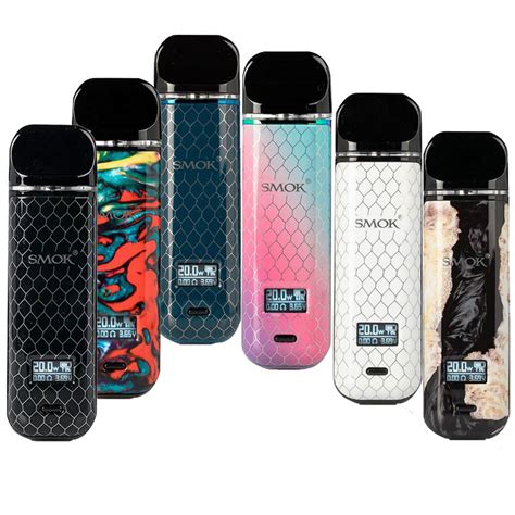 Featuring 0.8 ohm integrated mesh coils, terrific 2 ml capacity, and super-simple filing system -- this 3 Pack of spectacular Smok Novo X replacement pods are the ideal option to keep your Novo X at peak performance! If you're in love with your Novo X's perfectly portable performance, make an investment in your future satisfaction by adding .... 