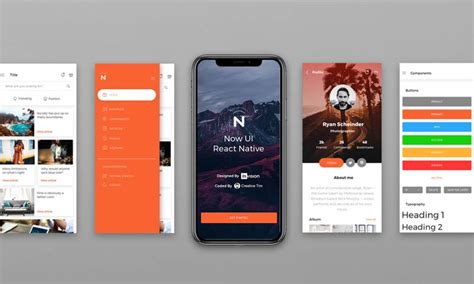 Now Ui React Native Mobile Template Figma