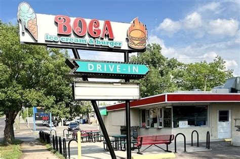 Now open in the former Dari-Ette Drive-In: Boga Ice Cream and Burger