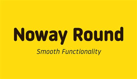 Noway Round font - Download