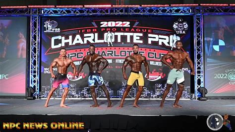 Benquil Marigny and Ashlyn Little were victorious during the 2022 Charlotte Pro! The 2022 IFBB Charlotte Pro and the NPC Charlotte Cup Wealth and Wellness Expo took place over the weekend on April 15th-16th, 2022 in Charlotte, North Carolina. Competitors at the show earned qualification to the 2022 Olympia, which will take place in December in ....