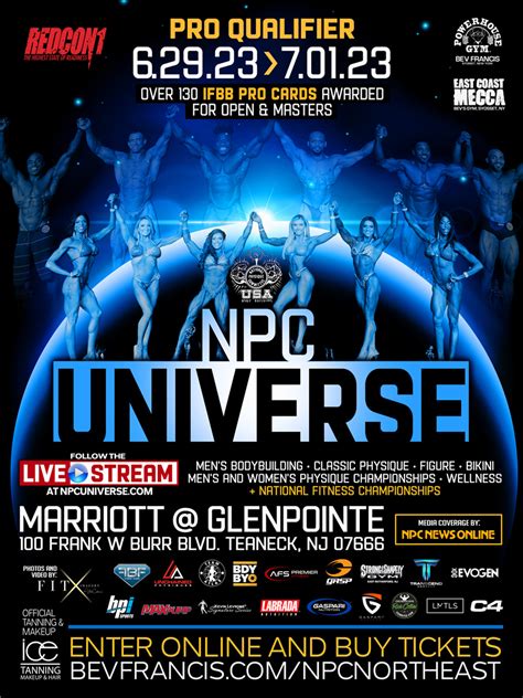 Npc universe. 2022 NPC UNIVERSE. JUNE 30 – JULY 2, 2022 TEANECK, NJ. IFBB PRO QUALIFIER. 