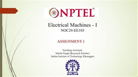 Nptel Electrical Machine Design