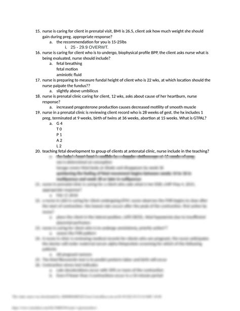 Nr 327 exam 1. Week 1 Quiz Study Guide Apiii (1) with Answers; Mark Klimekyellow book; Health Assessment Rationales WEEK 2 March 2023; Essay - N/A; RUA Teaching 293 - N/A; ... Course: Maternal-Child Nursing (NR-327) 738 Documents. Students shared 738 documents in this course. Info More info. Download. Save. This is a preview. Do you want full … 