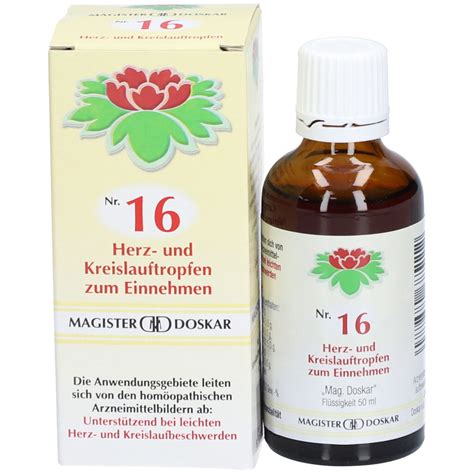 Nr. 16 Herz- und Kreislauftropfen 50 ml - shop-apotheke.at