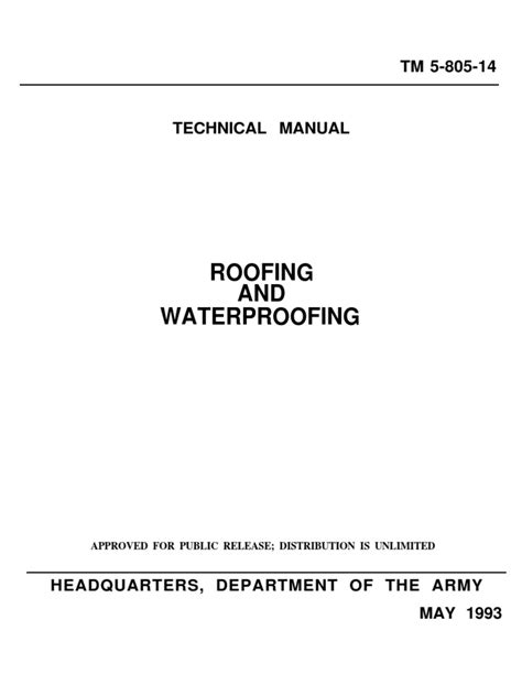 Nrca roofing and waterproofing 5 manual. - Segundo informe de la comisión sobre narcotráfico.