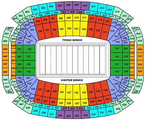  Row Numbers. For most events, rows in Section 135 are labeled 1-2, A-Z, AA-JJ. For football games, row A is usually the first row. Row A is usually the first row for concerts. An entrance to this section is located at Row JJ. When looking towards the field/stage/court, lower number seats are on the left. 