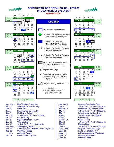 Nscsd Calendar Customize and Print