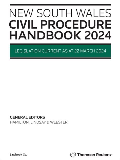 Nsw civil procedure handbook by thomson reuters australia limited. - Mechanical seals for pumps application guidelines.